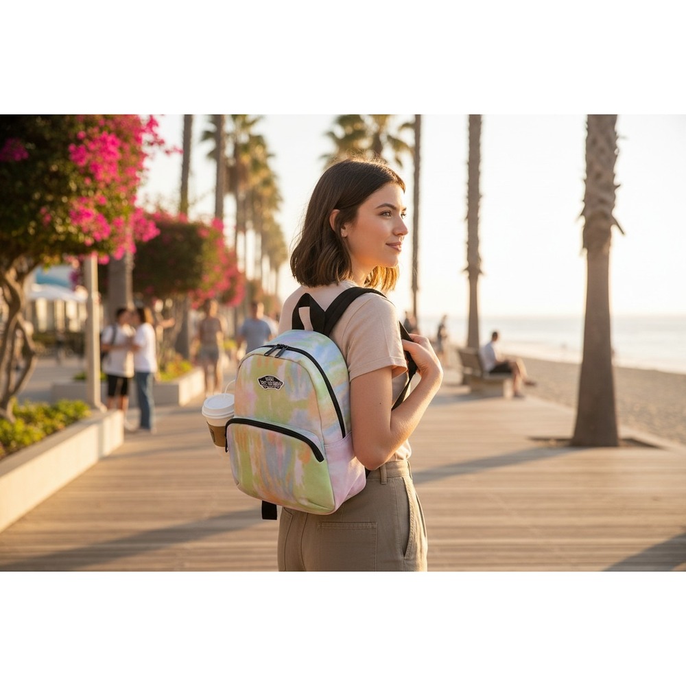 Vans Got This Mini Backpack Womens OS Tie Dye Pastel Brand New Skate Festival